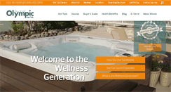 Desktop Screenshot of olympichottub.com